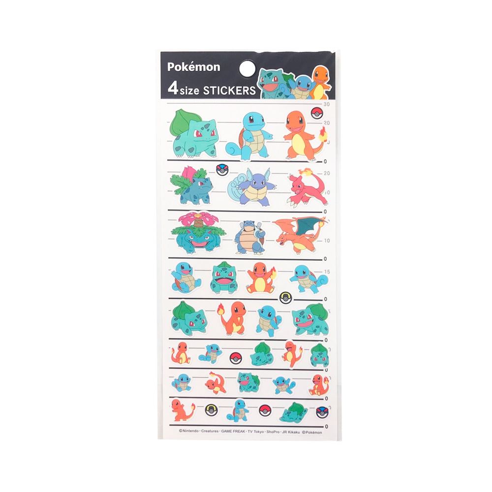 Pokemon Center Sticker Kanto Set Japon